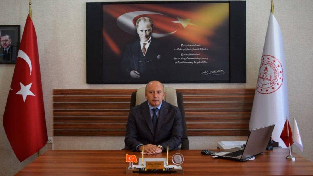 İlçe Milli Eğitim Müdürümüz Yakup ÖZBEK'in 19 Mayıs Atatürk'ü Anma, Gençlik ve Spor Bayramı Kutlama Mesajı