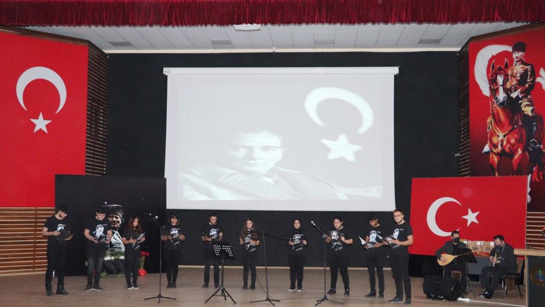 Cumhuriyetimizin Kurucusu Gazi Mustafa Kemal Atatürk, İlçemizde Düzenlenen Törenlerle Anıldı
