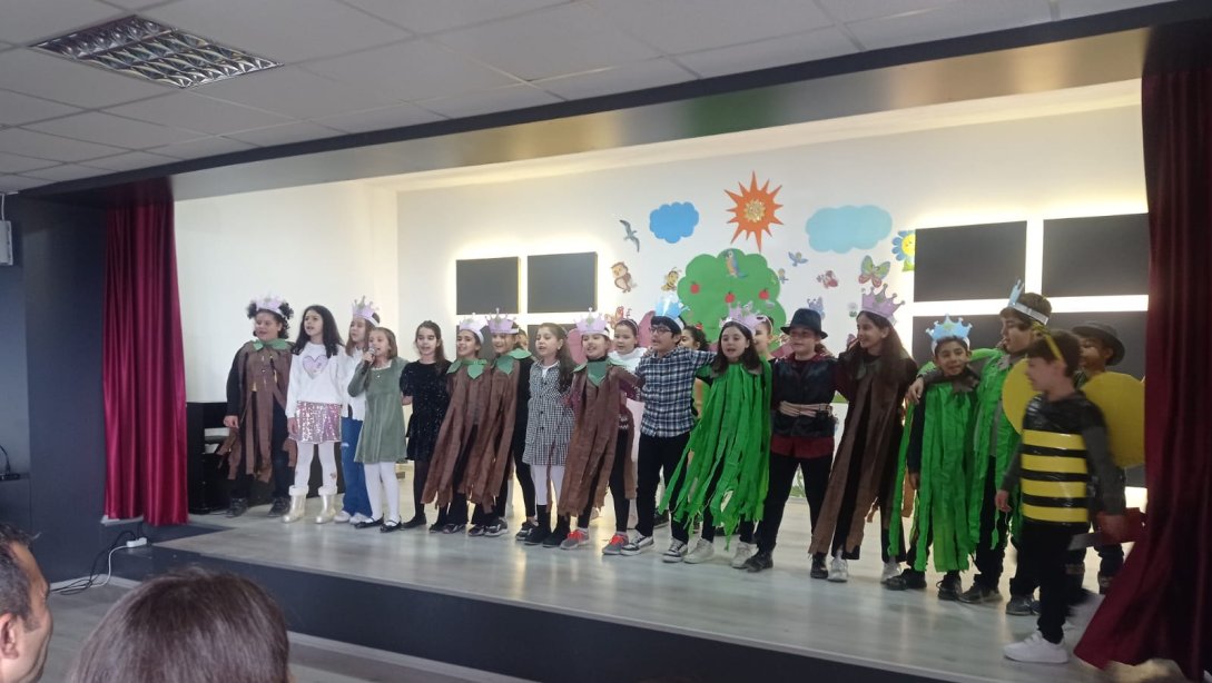 Güre Atatürk İlkokulunda Orman Haftası Etkinlikleri