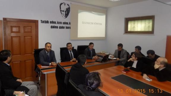 İlçe Milli Eğitim Müdürümüz Yusuf KOÇ başkanlığında, Proje Hazırlama Yöntem ve Teknikleri toplantısı yapıldı.