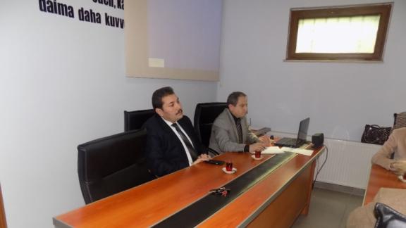 Mesleki Ve Teknik Eğitimin Geliştirilmesi Ve Yaygınlaştırılması Toplantısı Yapıldı.