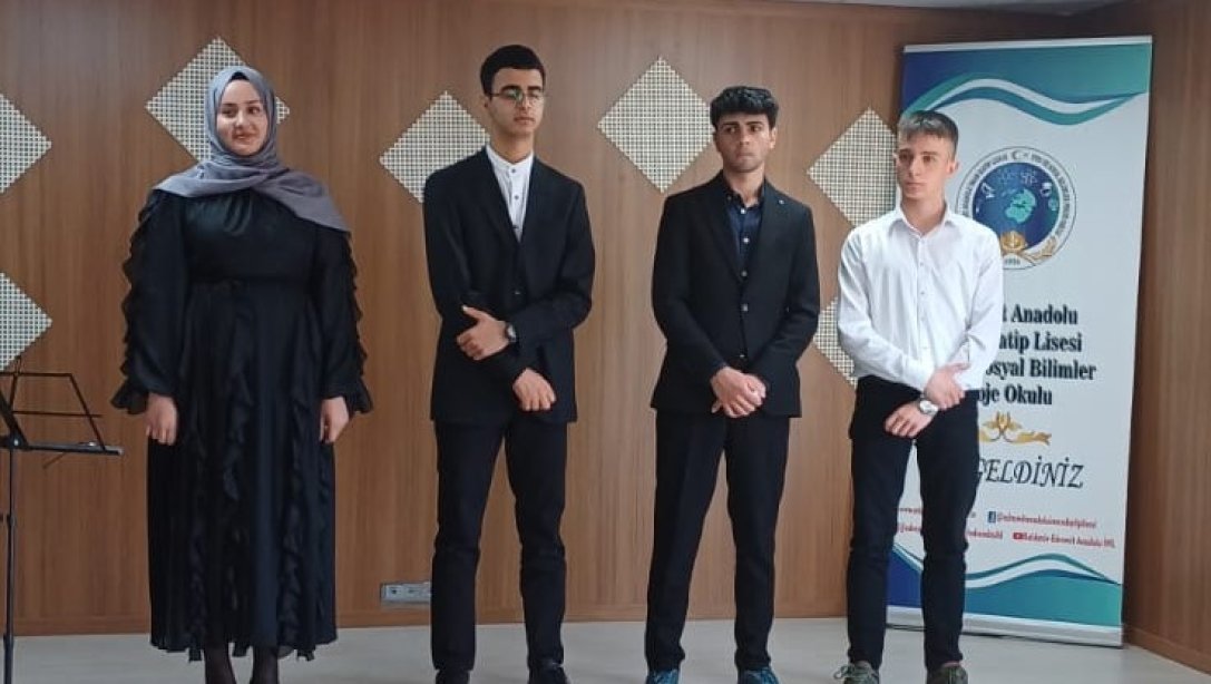 11. Arapça Bilgi ve Etkinlik Yarışması İl Elemeleri ve Ödül Töreni Edremit'te Yapıldı